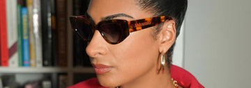 Try on the Ace & Tate by Ahluwalia with Priya Ahluwalia