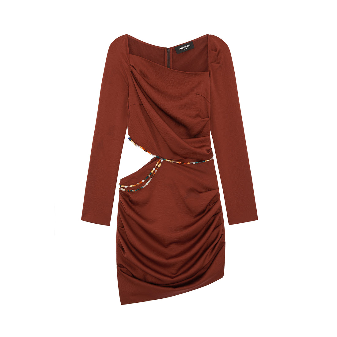 Indra Embellished Draped Dress