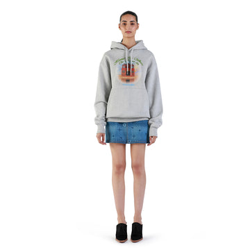 Women's Laser Denim Mini Skirt