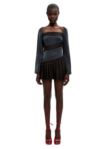 Nero Pleat Dress