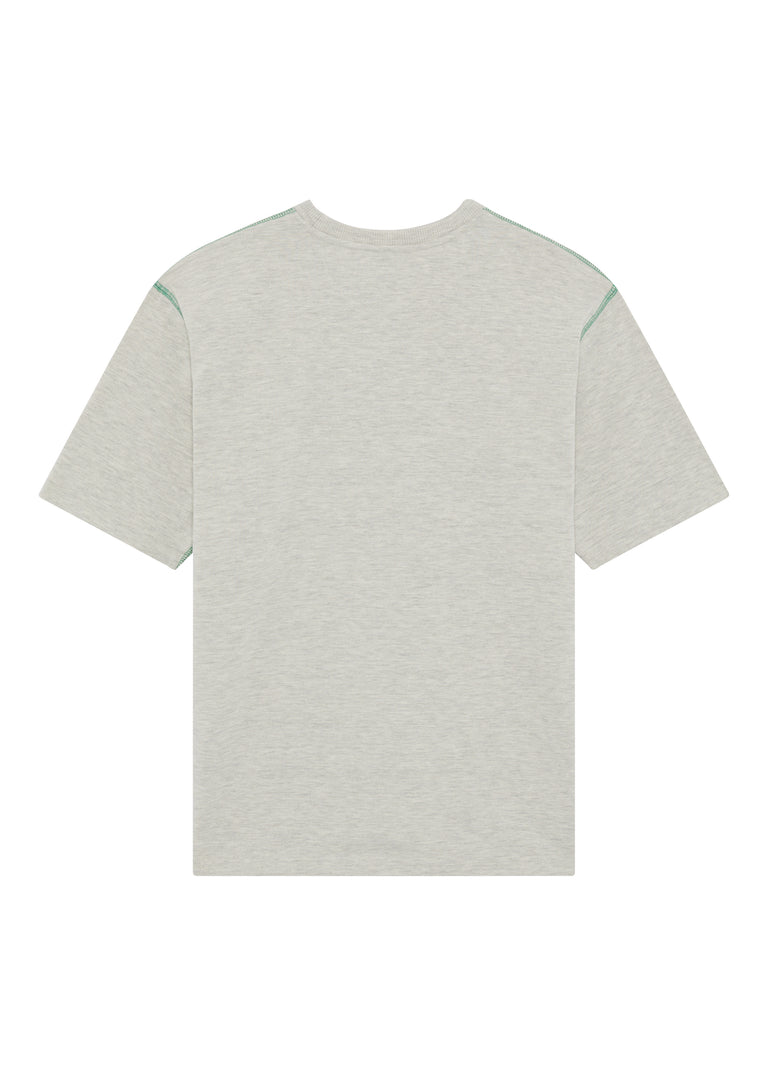 Cotton Grey Marl Jersey T-shirt