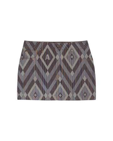 Signature Denim mini skirt AW23