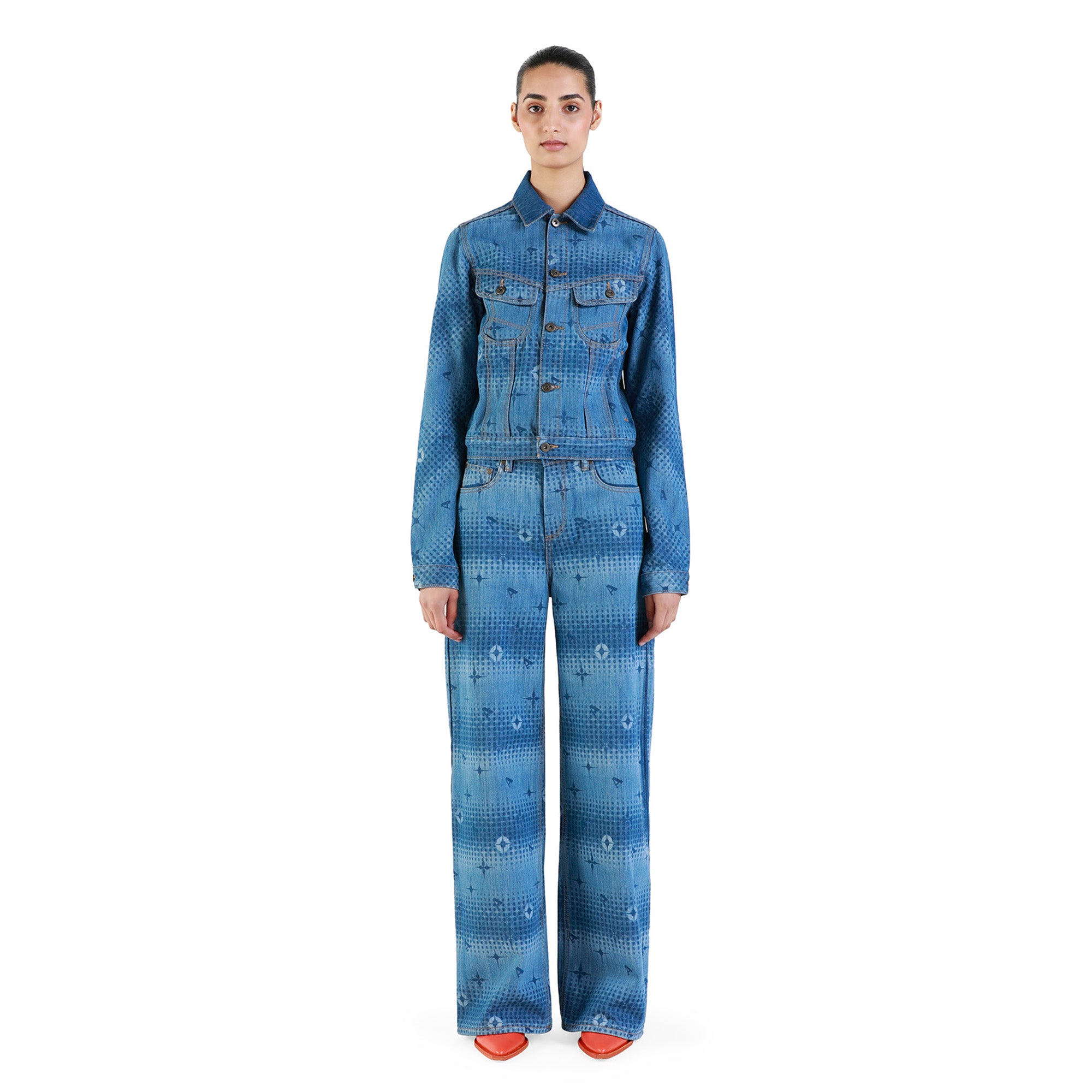 Women's Laser Fitted Denim Jacket