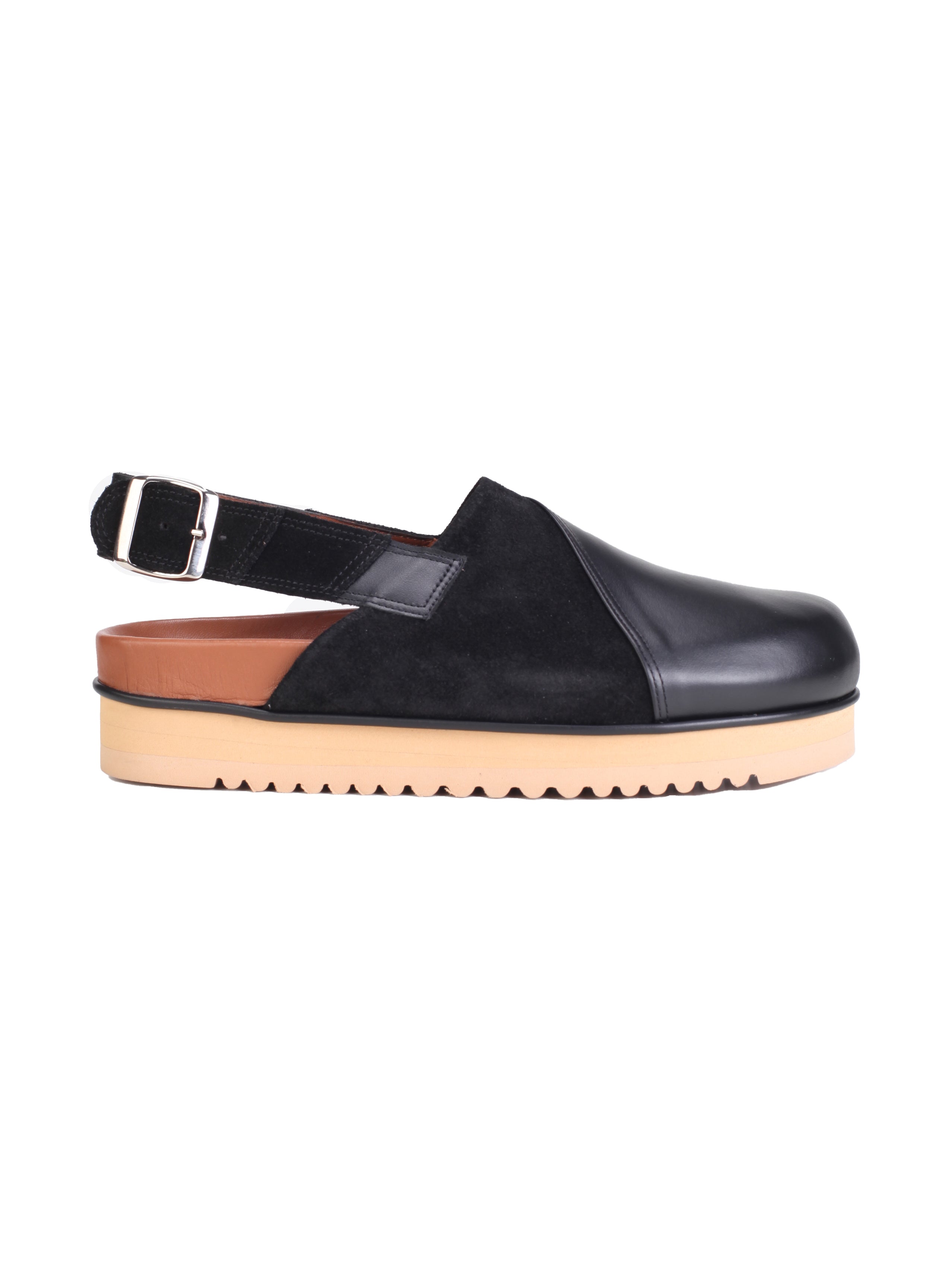 Ahluwalia Bailey leather sandals - Black