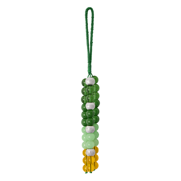 Ahluwalia x poppi Beaded Bag Charm - Lemon & Lime