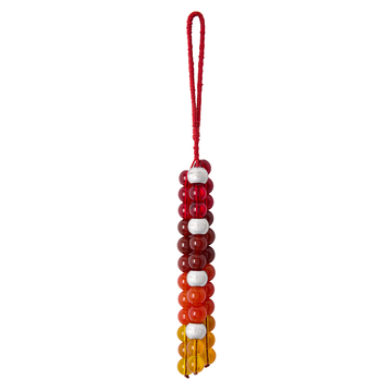 Ahluwalia x poppi Beaded Bag Charm - Orange