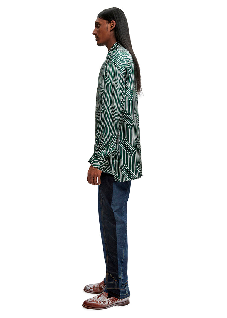 Bantu long sleeve silk shirt - Exclusive