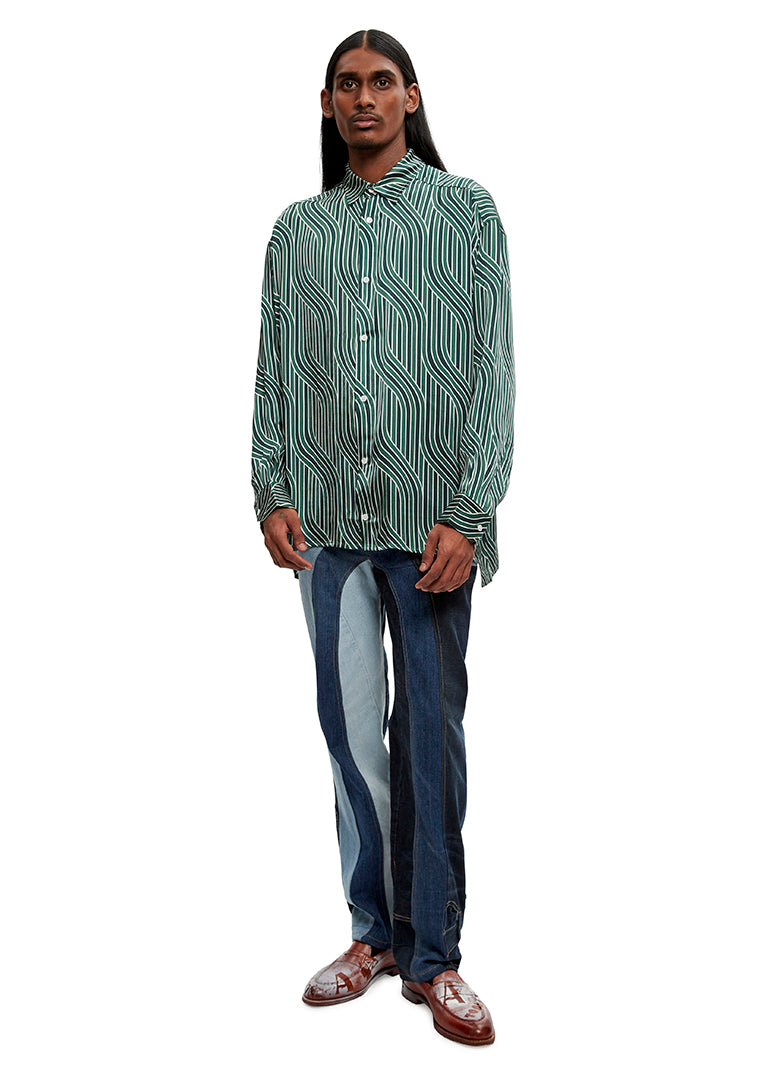 Bantu long sleeve silk shirt - Exclusive