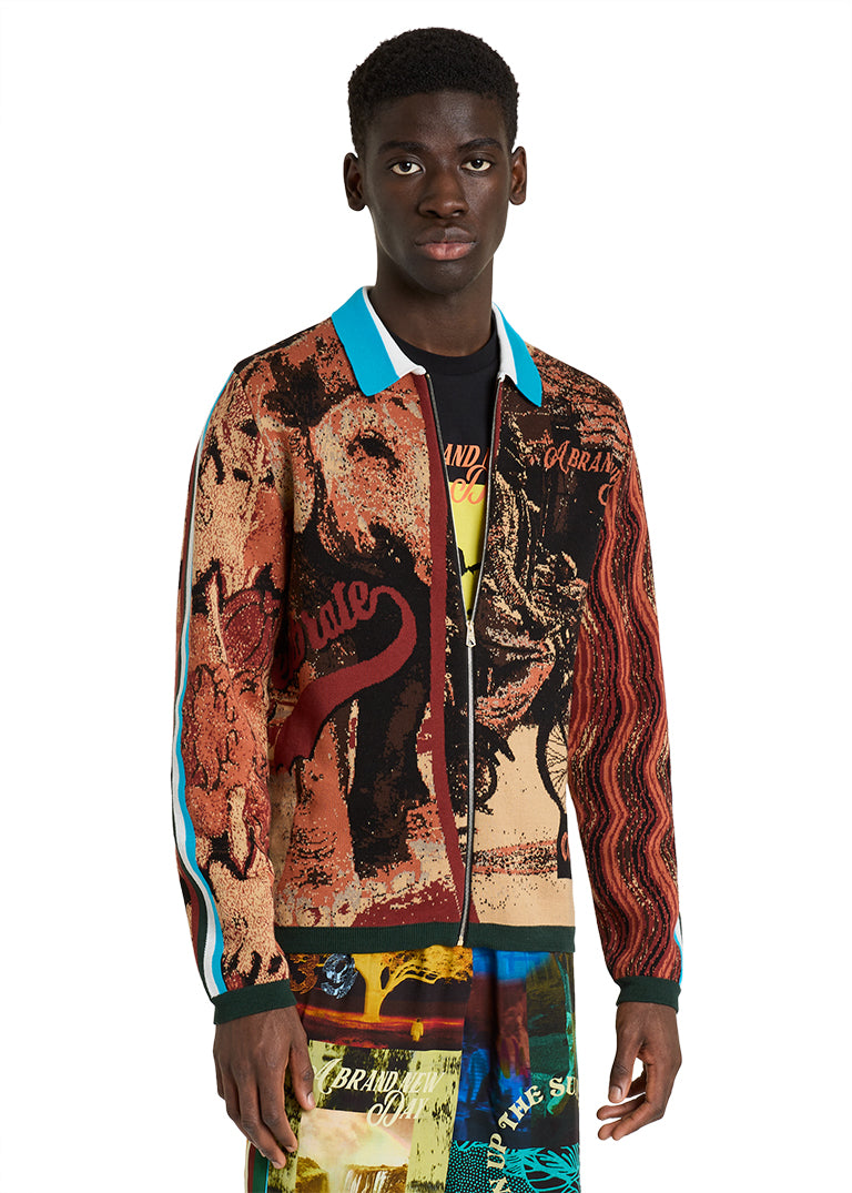 Signature printed denim jacket - Ahluwalia - Men