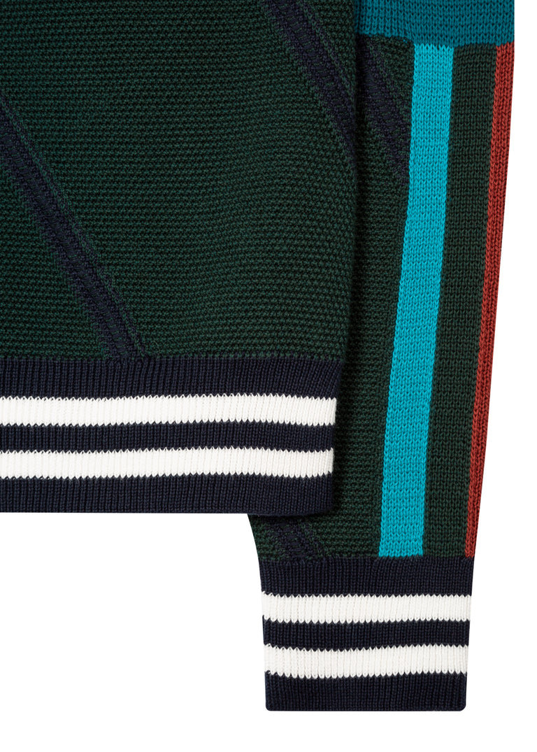 'A brand new day' mixed-stitch sweater