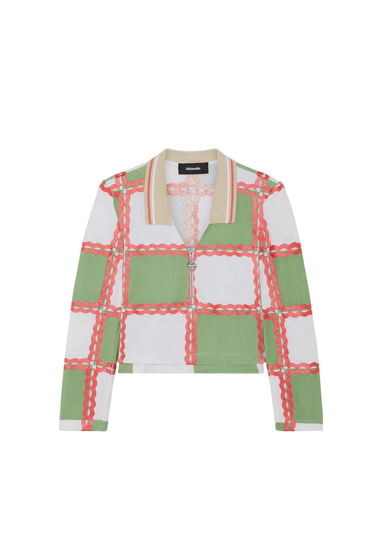Jade polo top