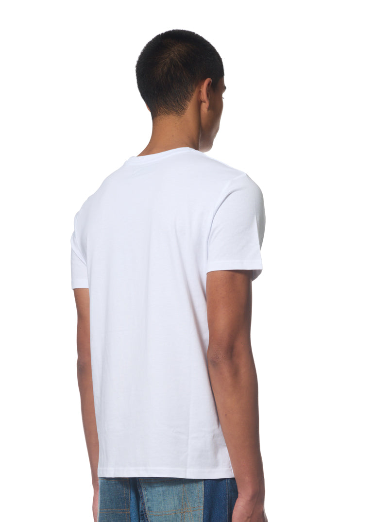 White organic cotton definition T-shirt