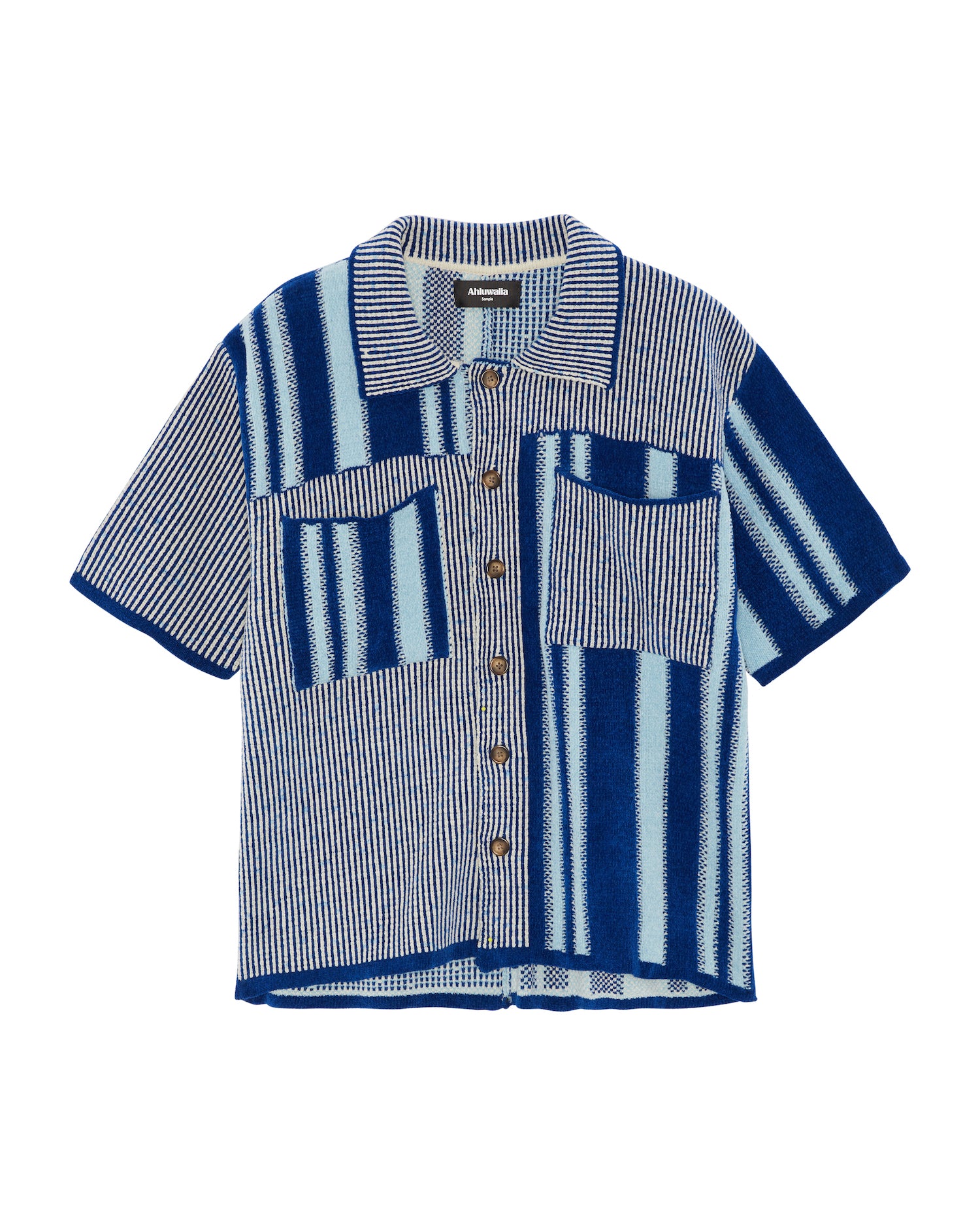 Ahluwalia Koro striped shirt - Blue