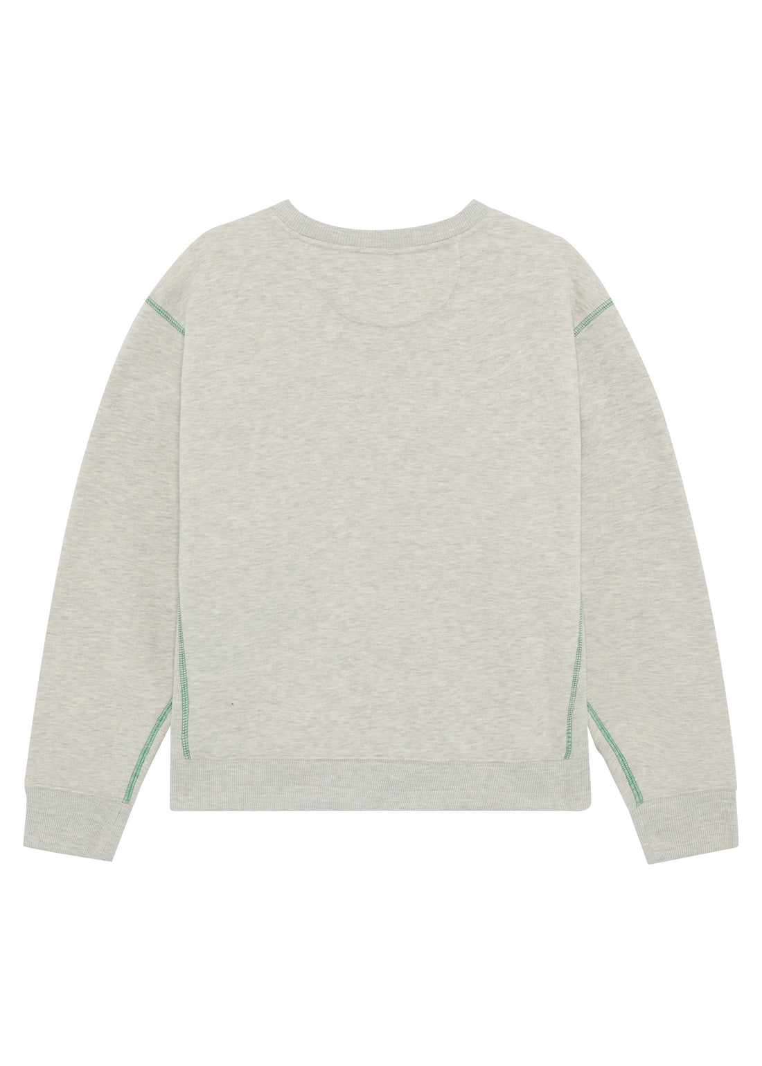 Brushed Cotton Grey Marl Sweatshirt